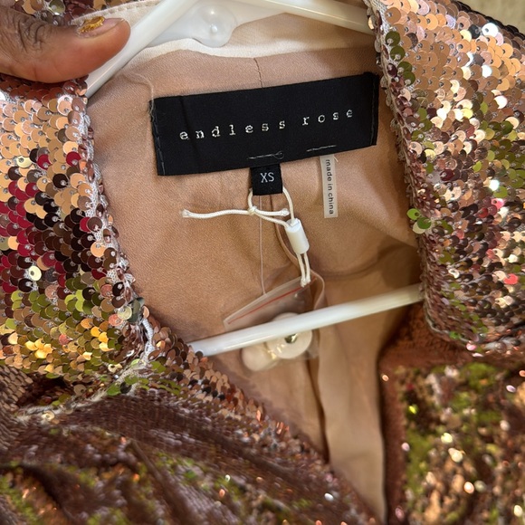 Endless Rose Sequin Blazer Jacket - Picture 11 of 17